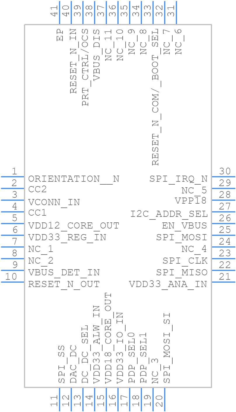 UPD301A-I/KYX - Microchip - PCB symbol