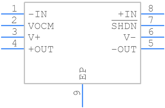 LTC6405CMS8E#PBF - Analog Devices - PCB symbol