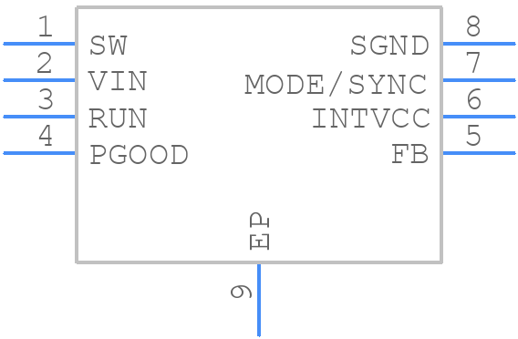 LTC3621HMS8E-23.3#PBF - Analog Devices - PCB symbol