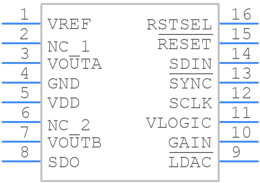 AD5689RARUZ - Analog Devices - PCB symbol