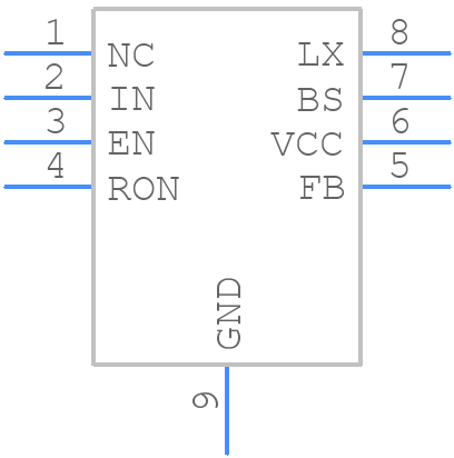 SY8502FCC - Silergy - PCB symbol
