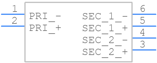 VB 1.5/2/6 - BLOCK - PCB symbol