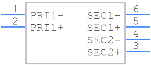 VB 1.5/2/9 - BLOCK - PCB symbol