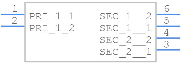 VB 1.5/2/12 - BLOCK - PCB symbol