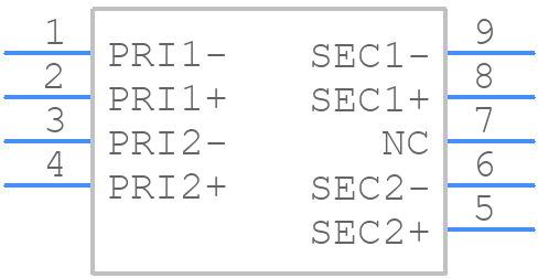 AVB1.5/2/9 - BLOCK - PCB symbol
