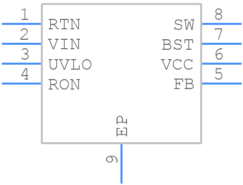 LM34927SD/NOPB - Texas Instruments - PCB symbol