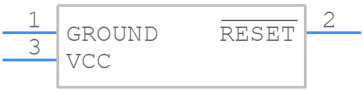 DS1233D-5+ - Analog Devices - PCB symbol