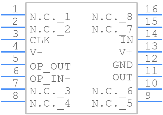 MAX296EWE+ - Analog Devices - PCB symbol