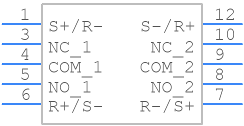 V23079E1203B301 - TE Connectivity - PCB symbol