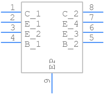 MAX2601ESA+ - Analog Devices - PCB symbol