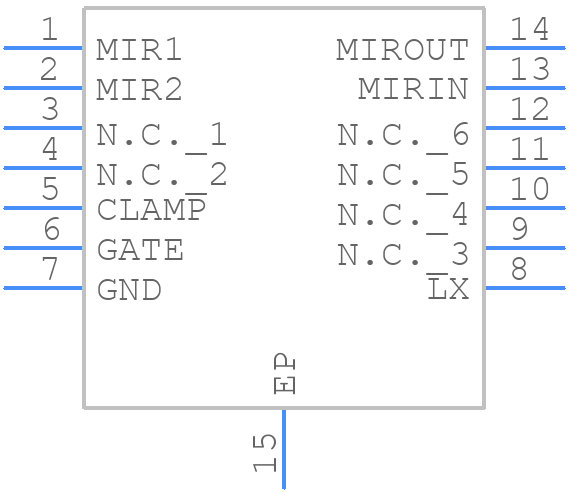 DS1842N+T&R - Analog Devices - PCB symbol