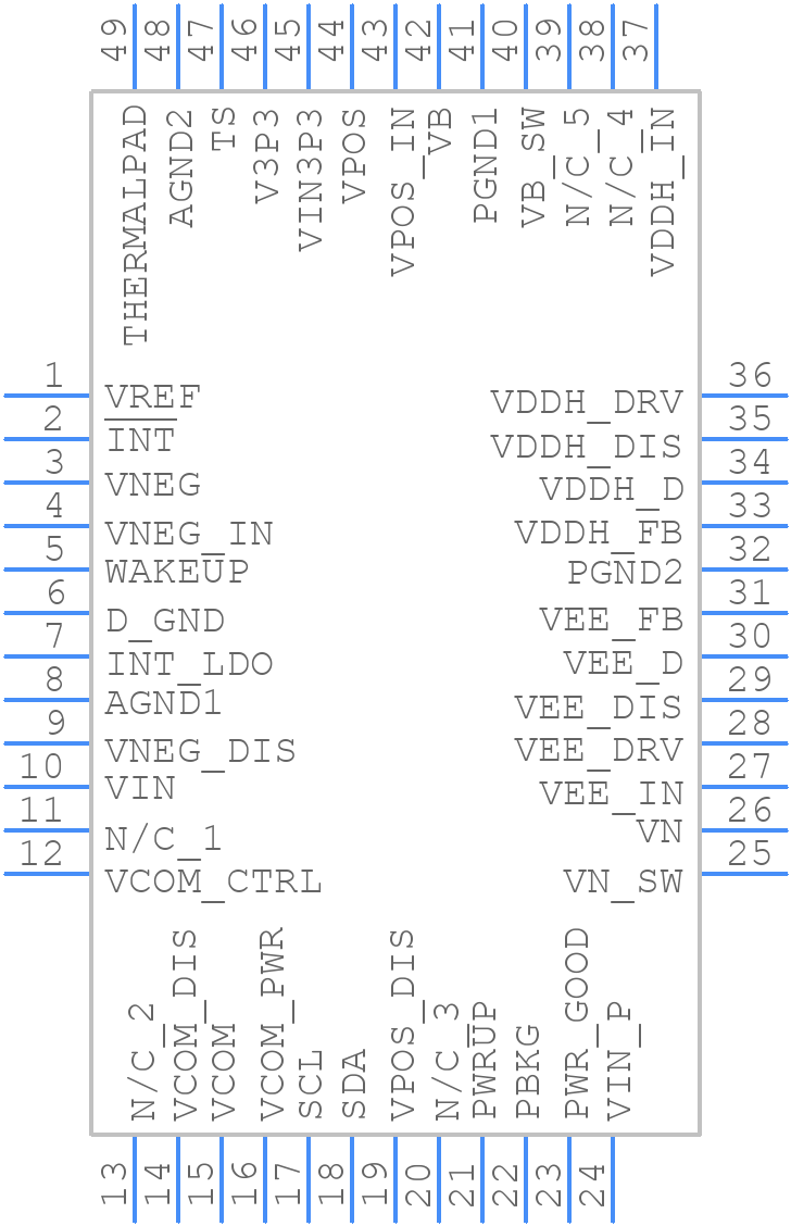 TPS65185RSLR - Texas Instruments - PCB symbol