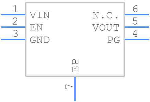 LD39050PV10R - STMicroelectronics - PCB symbol