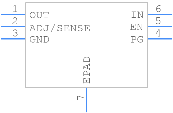 LD39200PU33R - STMicroelectronics - PCB symbol