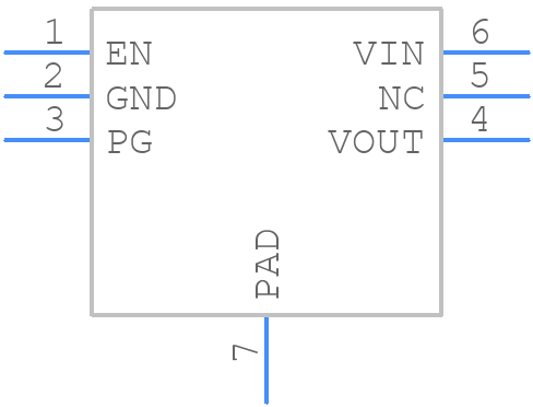 LD39050PU33R - STMicroelectronics - PCB symbol