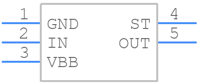 BTS442E2BKSA1 - Infineon - PCB symbol