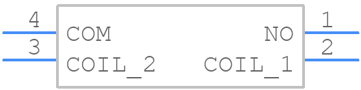 RZF1-1A6-L005 - TE Connectivity - PCB symbol