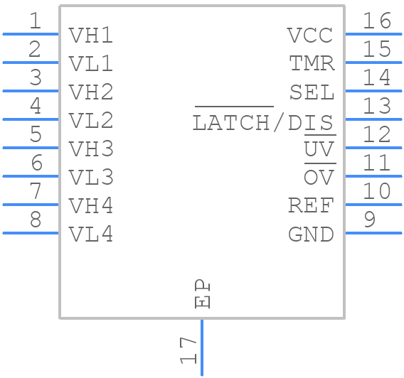 LTC2914IDHC-1#PBF - Analog Devices - PCB symbol