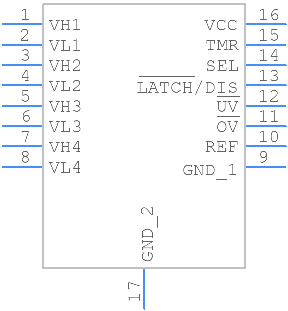 LTC2914CDHC-1#PBF - Analog Devices - PCB symbol
