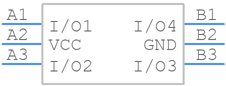DSILC6-4F2 - STMicroelectronics - PCB symbol