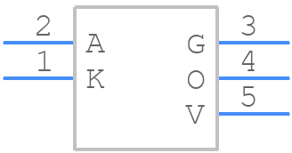 EE-SX493 - OMRON Electronics - PCB symbol