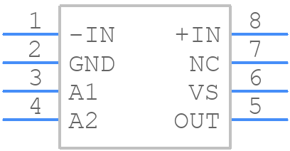 AD8208WHRZ - Analog Devices - PCB symbol