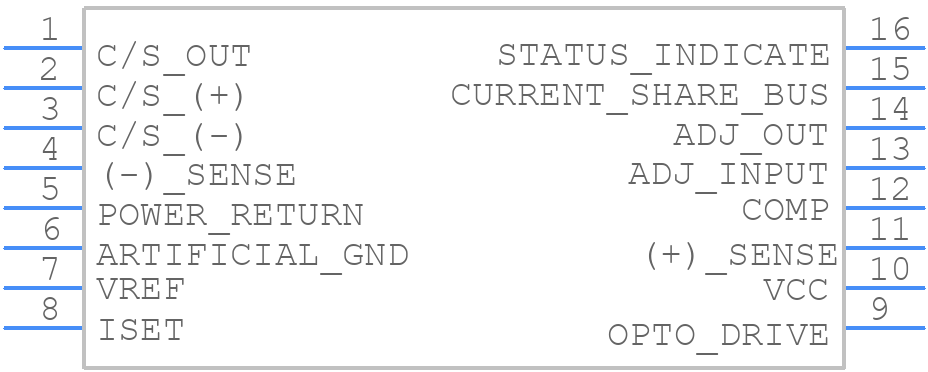 UC3907N - Texas Instruments - PCB symbol