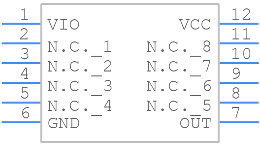 Q3103LC020002 SG-3040LC 32.768KHZ B - Epson Timing - PCB symbol