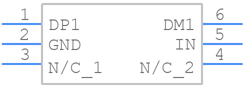 TPS2514AQDBVTQ1 - Texas Instruments - PCB symbol