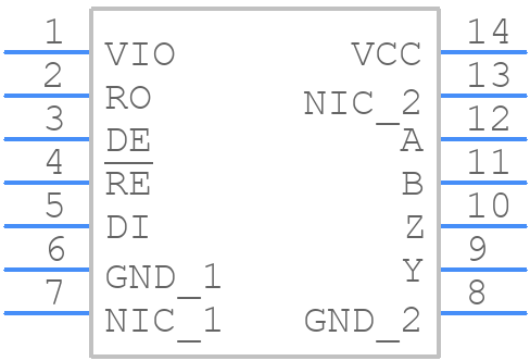 ADM3064EARZ-R7 - Analog Devices - PCB symbol