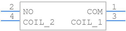 RZF1-1A4-L006 - TE Connectivity - PCB symbol