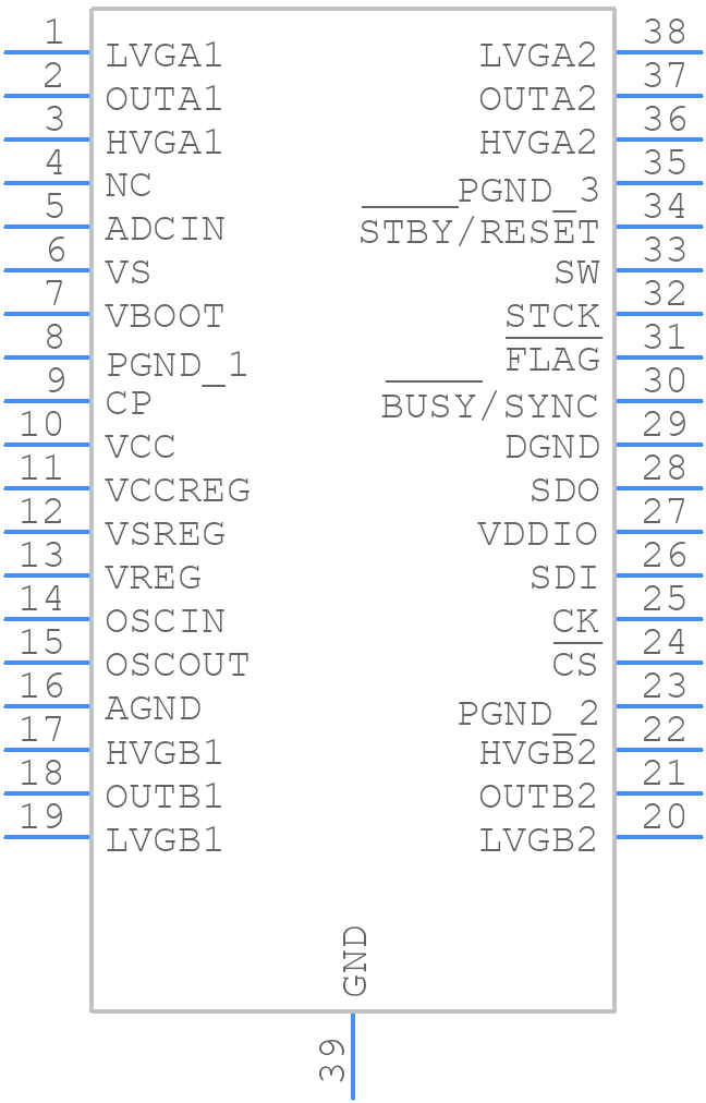 L6480HTR - STMicroelectronics - PCB symbol