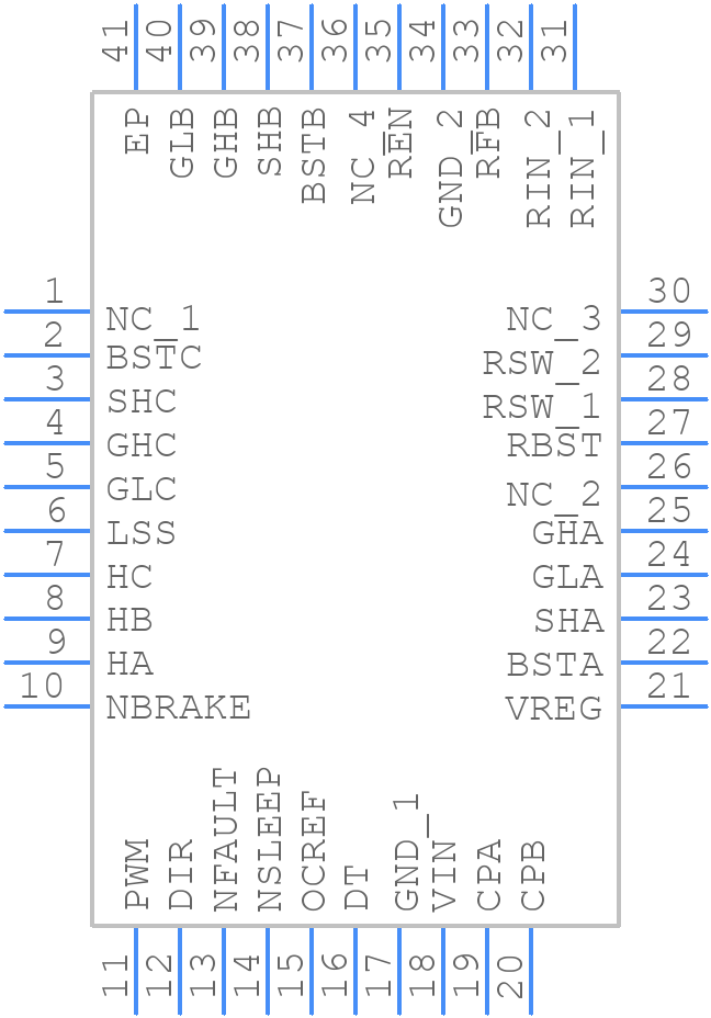 MP6535GU-Z - Monolithic Power Systems (MPS) - PCB symbol