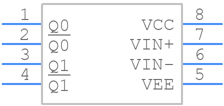 CLC007BMX/NOPB - Texas Instruments - PCB symbol