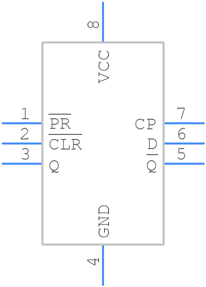NLX1G74MUTCG - onsemi - PCB symbol