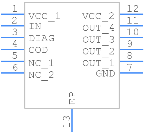 IPS160H - STMicroelectronics - PCB symbol