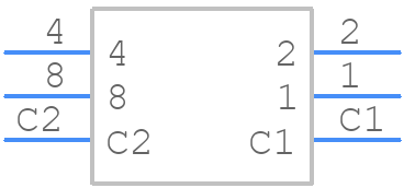R7M3-16RA-V-B - Diptronics - PCB symbol