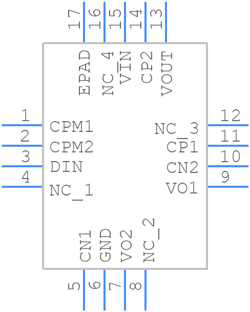 PAM8904QJER - Diodes Incorporated - PCB symbol