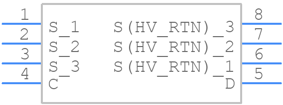 TOP221PN - Power Integrations - PCB symbol