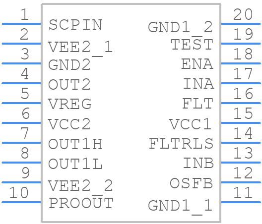 BM6104FV-CE2 - ROHM Semiconductor - PCB symbol