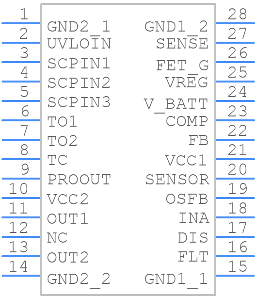 BM60051FV-CE2 - ROHM Semiconductor - PCB symbol