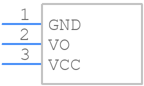 S7610-10 - Hamamatsu - PCB symbol
