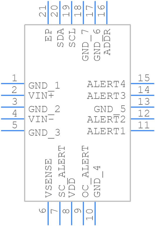 MCP9601T-E/MX - Microchip - PCB symbol