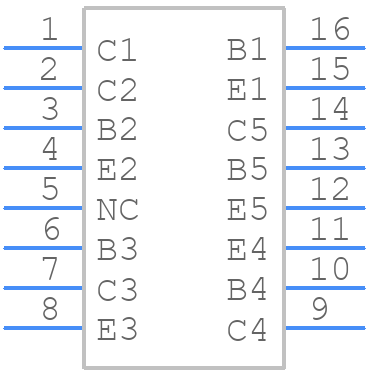 CA3183AE - Renesas Electronics - PCB symbol