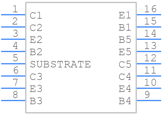 CA3227E - Renesas Electronics - PCB symbol