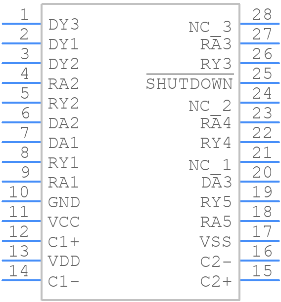 SN75LBC187DBR - Texas Instruments - PCB symbol