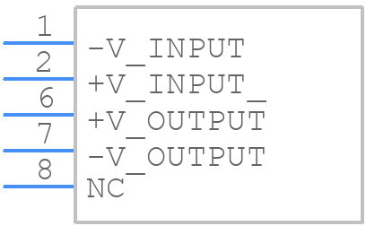IU2405SA - XP POWER - PCB symbol