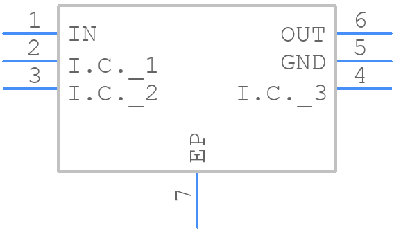 MAX14626ETT+T - Analog Devices - PCB symbol