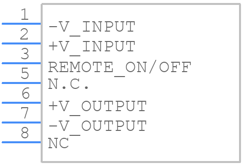 IZ1215SA - XP POWER - PCB symbol
