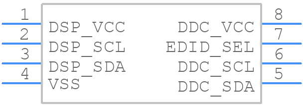 CAT24C208WI-GT3 - onsemi - PCB symbol